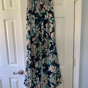 PinkBlush wide leg floral pants